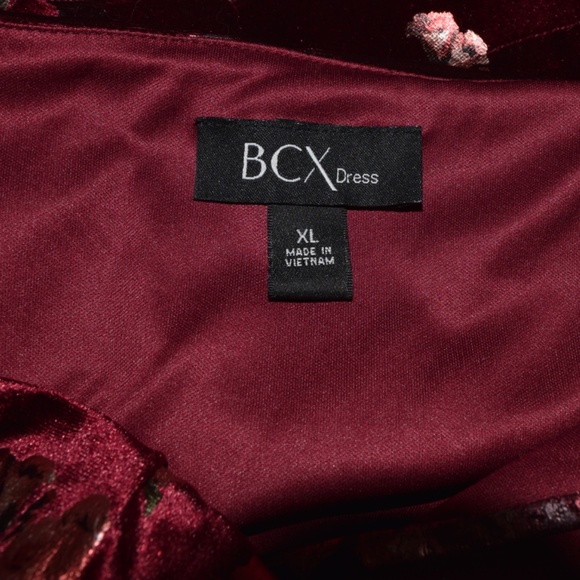 BCX Juniors printed fit & flare dress size XL - Picture 5 of 5